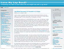 Tablet Screenshot of lovemylapband.wordpress.com