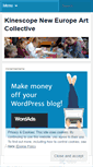Mobile Screenshot of kinescopeneweurope.wordpress.com