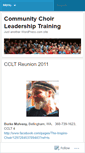 Mobile Screenshot of cclt2010.wordpress.com