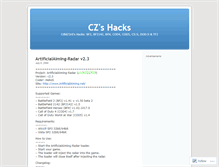 Tablet Screenshot of czhacks.wordpress.com