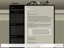 Tablet Screenshot of ikizuna.wordpress.com