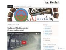 Tablet Screenshot of ajdevla.wordpress.com