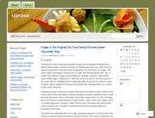 Tablet Screenshot of 123food.wordpress.com