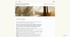 Desktop Screenshot of coraliesnameblog.wordpress.com