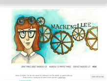 Tablet Screenshot of mackenzilee.wordpress.com