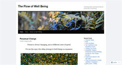 Desktop Screenshot of flowofwellbeing.wordpress.com