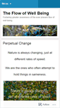 Mobile Screenshot of flowofwellbeing.wordpress.com