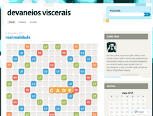 Tablet Screenshot of devaneiosviscerais.wordpress.com