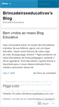 Mobile Screenshot of brincadeiraseducativas2009.wordpress.com