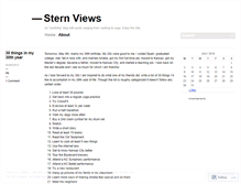 Tablet Screenshot of kdstern.wordpress.com