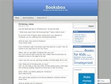 Tablet Screenshot of booksbox.wordpress.com