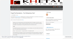 Desktop Screenshot of khetal.wordpress.com