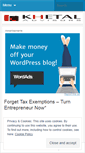 Mobile Screenshot of khetal.wordpress.com