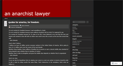 Desktop Screenshot of anarchistlawyer.wordpress.com