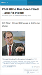 Mobile Screenshot of firephillkline.wordpress.com