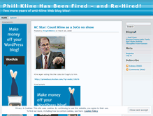 Tablet Screenshot of firephillkline.wordpress.com