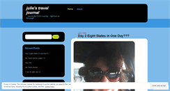 Desktop Screenshot of juliestravellog.wordpress.com