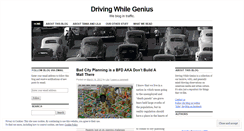 Desktop Screenshot of drivingwhilegenius.wordpress.com