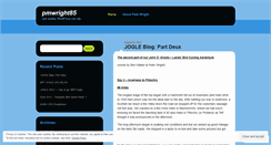 Desktop Screenshot of pmwright85.wordpress.com