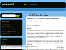 Tablet Screenshot of pmwright85.wordpress.com