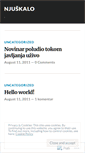 Mobile Screenshot of njuskalo.wordpress.com