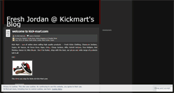 Desktop Screenshot of kickmart.wordpress.com