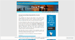 Desktop Screenshot of elenafraga.wordpress.com