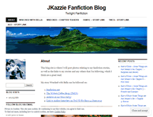 Tablet Screenshot of jkazziefanfiction.wordpress.com