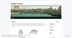 Desktop Screenshot of libertytolibya.wordpress.com