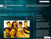 Tablet Screenshot of confissoesdeadolescentes.wordpress.com