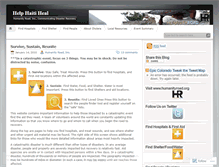 Tablet Screenshot of helphaitiheal.wordpress.com