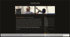 Desktop Screenshot of nicholas83.wordpress.com