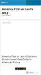Mobile Screenshot of americafirstorlast.wordpress.com