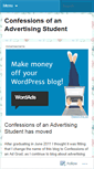 Mobile Screenshot of confessionsofanadvertisingstudent.wordpress.com
