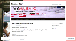 Desktop Screenshot of manzanotour.wordpress.com