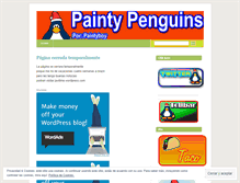 Tablet Screenshot of paintypenguins.wordpress.com