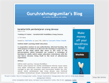 Tablet Screenshot of guruhrahmatgumilar.wordpress.com