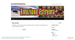 Desktop Screenshot of emozioneestrema.wordpress.com