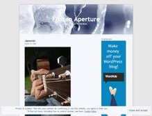 Tablet Screenshot of frozenaperture.wordpress.com