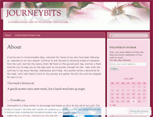 Tablet Screenshot of journeybits.wordpress.com