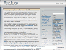 Tablet Screenshot of mirror2image.wordpress.com