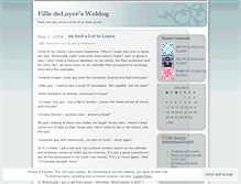 Tablet Screenshot of filledeloyer.wordpress.com