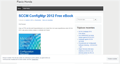 Desktop Screenshot of flaviohonda.wordpress.com