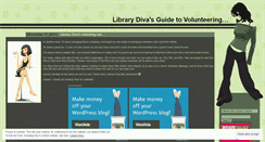 Desktop Screenshot of managinglibraryvolunteers.wordpress.com