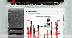 Desktop Screenshot of firstperuvianfilm.wordpress.com