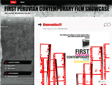 Tablet Screenshot of firstperuvianfilm.wordpress.com
