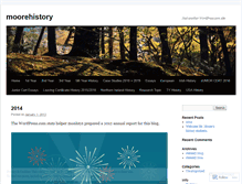 Tablet Screenshot of moorehistory.wordpress.com