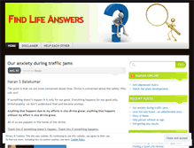 Tablet Screenshot of findlifeanswers.wordpress.com