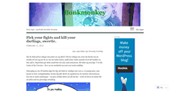 Desktop Screenshot of bonkmonkey.wordpress.com