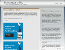 Tablet Screenshot of brantmatters.wordpress.com